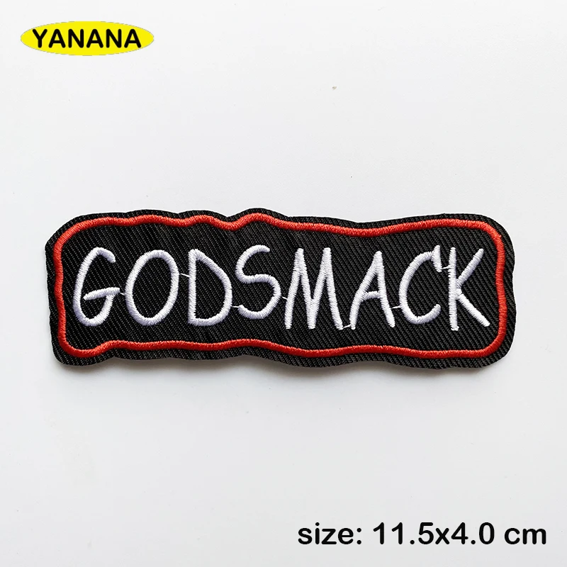 BAND ROCK MUSIC Iron On Patches Cloth Mend Decorate Clothes Apparel Sewing Decoration Applique Badges Heavy Metal 