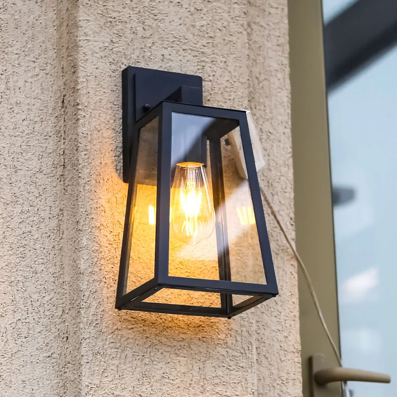 American Nordic Creative Industrial Retro Iron Restaurant Bar Aisle Outdoor Porch Lampara Led Pared Loft E27 Wall Lamp Sconce solar wall light wall light outdoor porch light