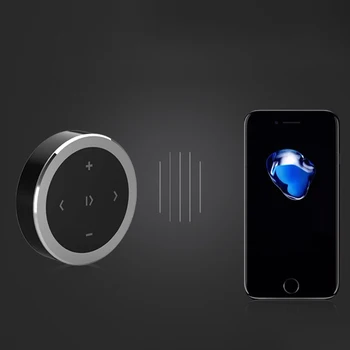 

Onever Wireless Bluetooth Remote Control Car Steering Wheel for IOS Android Phone Car Kit Motorcycle Bike Handlebar Media Button