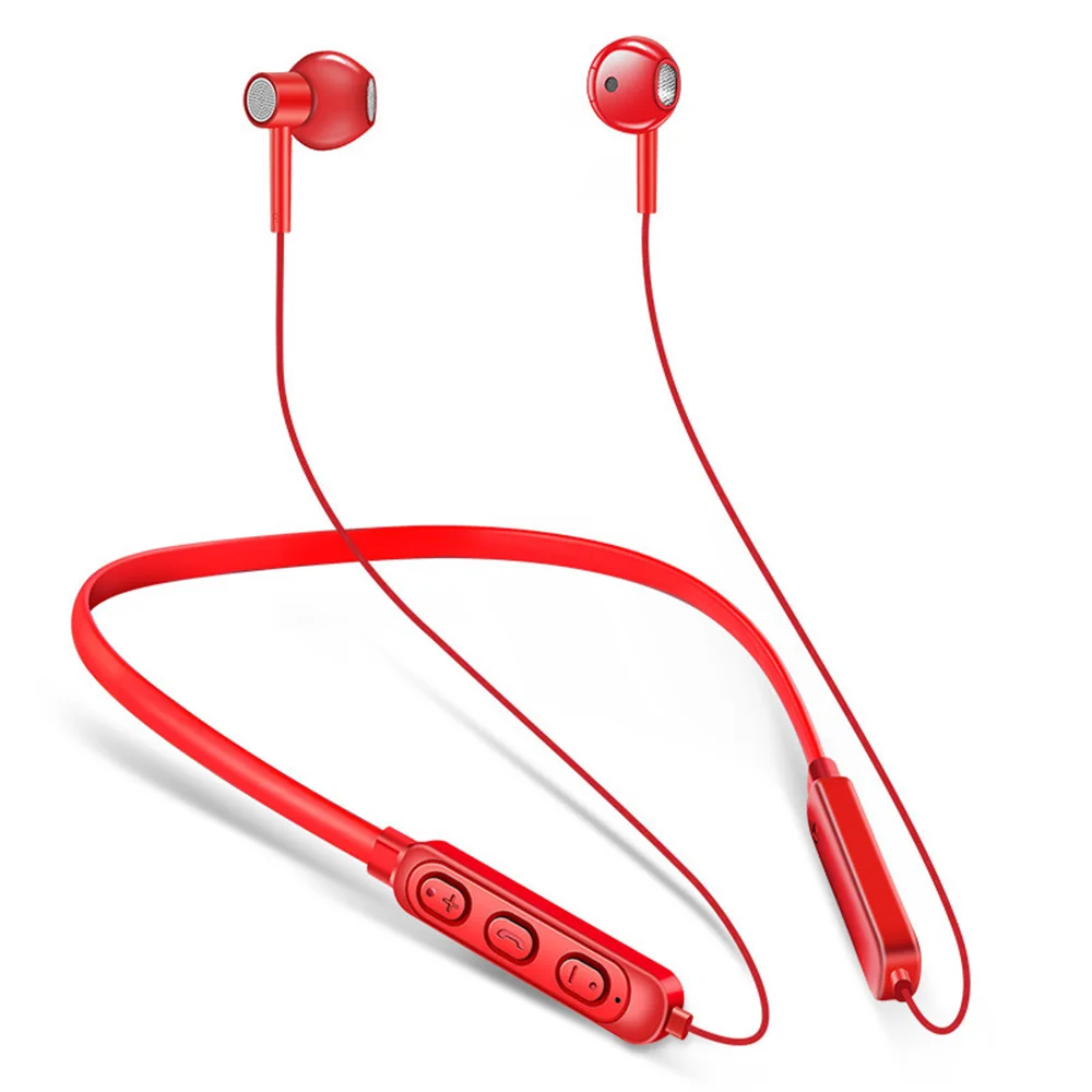 

Wireless Bluetooth 5.0 Earphones Neck Wireless Headphones Low Sports Headsets for IPhone X Samsung Xiaomi Huawei LG