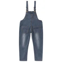 В году Г. Новые джинсовые брюки для девочек от 6 до 10 лет комбинезон с подтяжками Детский комбинезон