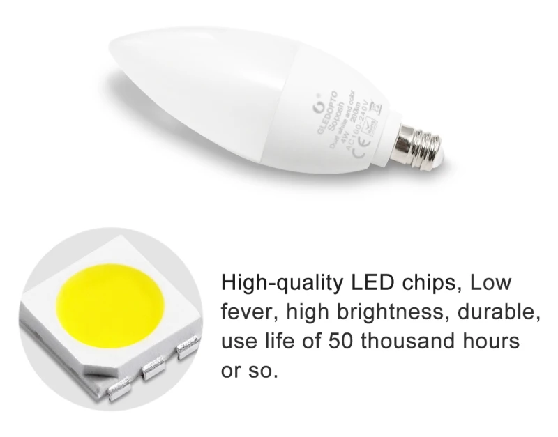 1 шт. G светодиодный OPTO Zigbee RGB+ CCT светодиодный 4 Вт свечной светильник E12/E14 декоративная лампа с регулируемой яркостью совместима с Amazon Echo Plus AC