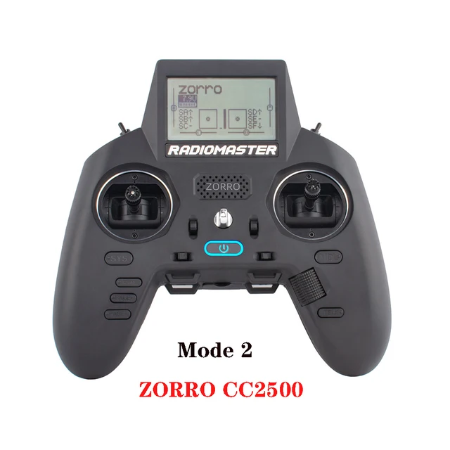 In stock RadioMaster ZORRO CC2500  JP4IN1 Airplane remote control with high frequency Hall Handle Remote Control