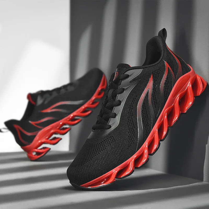 

2019 verano nuevos zapatos de correr transpirables tendencia de moda casual zapatos de cojнn de aire zapatos planos de color a j