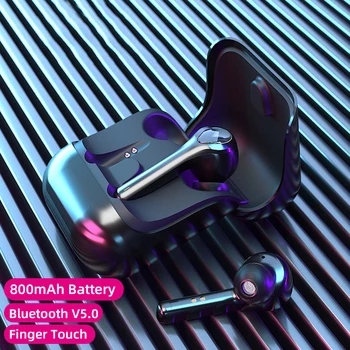 

TWS Wireless Bluetooth Earphones Mini Headsets IPX7 Sport Waterproof Earbuds Touch Headphones with Microphone For iPhone Xiaomi