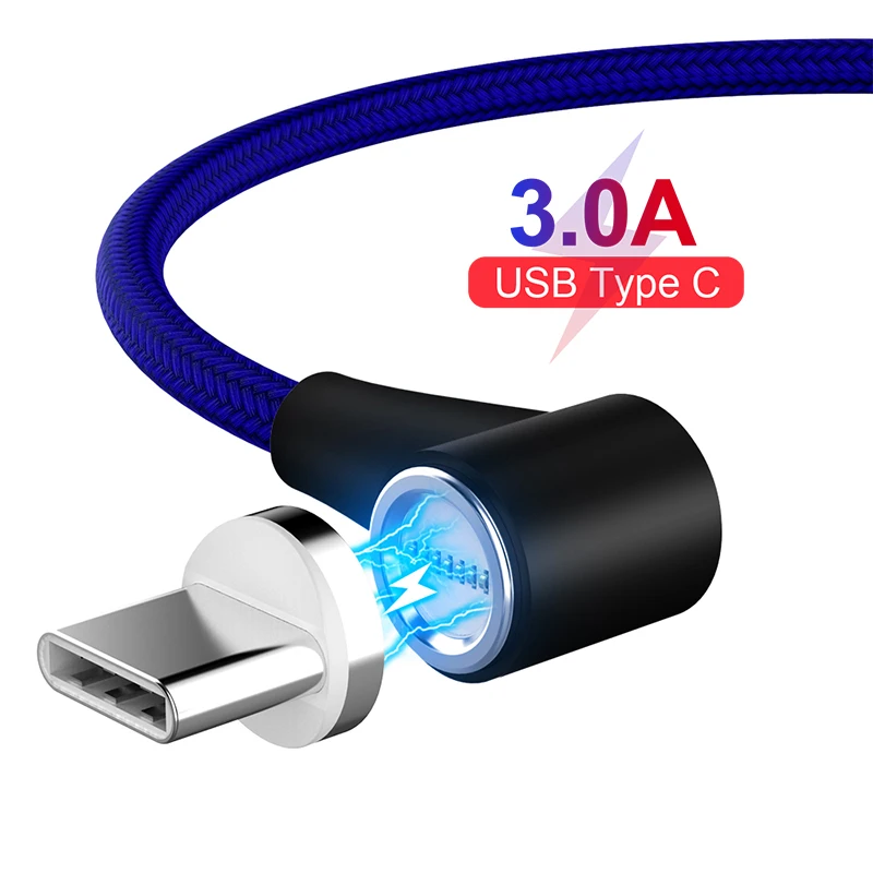 

Magnetic USB Cable 3A Fast Charging USB Type C Cable Magnet Charger Data Charge Micro USB Cable Mobile Phone Cable USB Cord