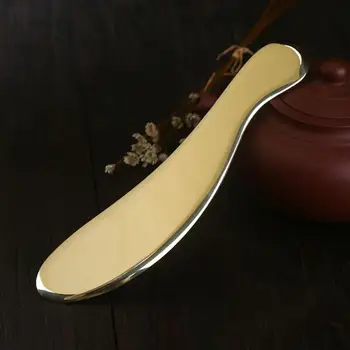 

Pure brass physiotherapy tool soft tissue treatment back face neck leg scraping massage board