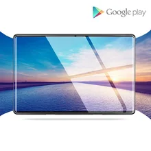Закаленное стекло для планшетов 6 ГБ ОЗУ 128 Гб ПЗУ 10 дюймов Android 9,0 3g 4G LTE планшетный ПК 1280*800 Dual SIM дюйм/сек, GPS телефон планшеты
