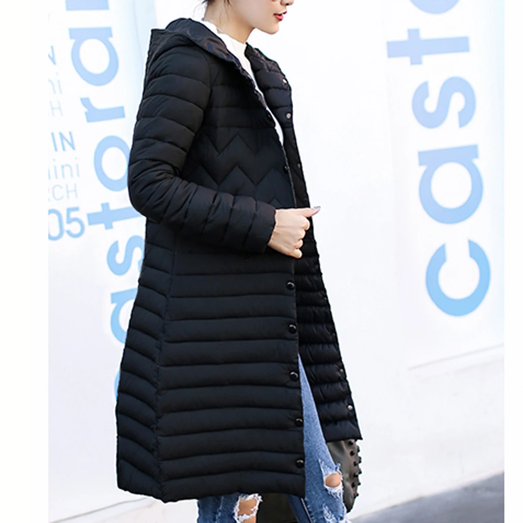 JAYCOSIN Women 2019 New Winter Jacket Women Coat Long Hooded Outwear Female Parka Slim Clothes Outerwear Padded Basic Coats 920
