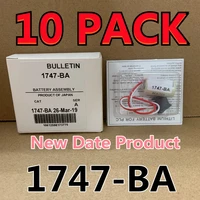 (NEW DATE) 10 PACK Original1747-BA 3V 1000mAh CNC PLC Lithium Battery With Plug CR14250SE 1