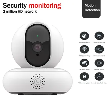 

1080P HD IP Camera 360° Panorama 2MP WIFI Network Camera One-touch Call 3D Navigation Support Multiple Users to View