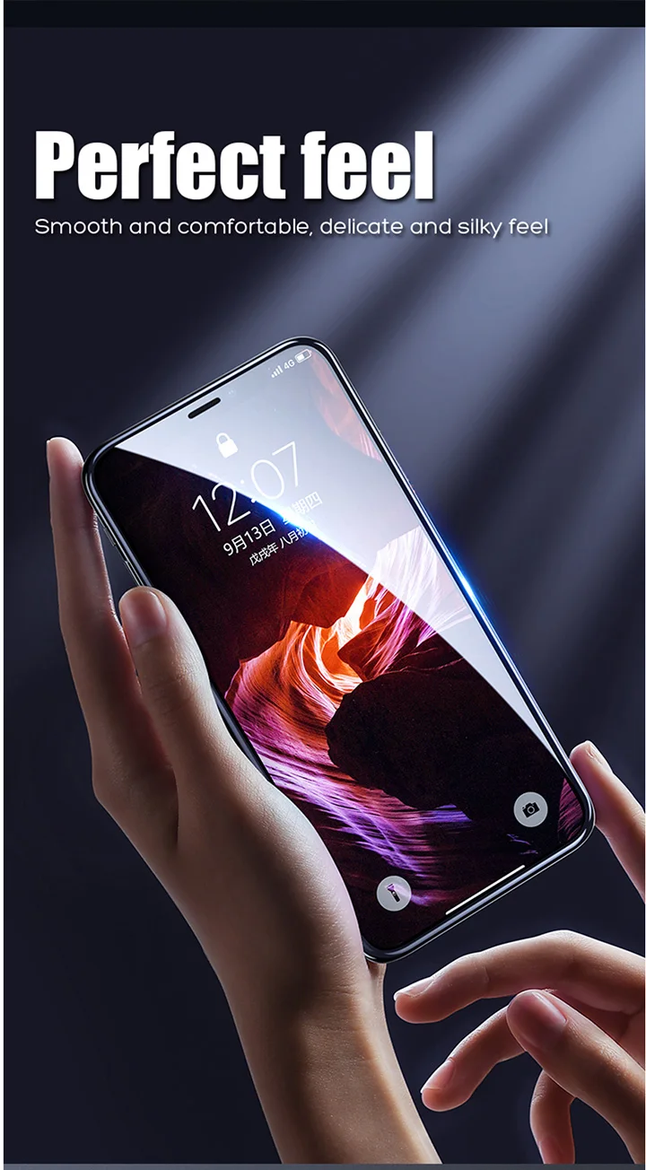 300D полное покрытие закаленное стекло для iphone 11 Pro X XR XS MAX Защита экрана для iphone 11 Pro MAX защитное стекло на iphone X