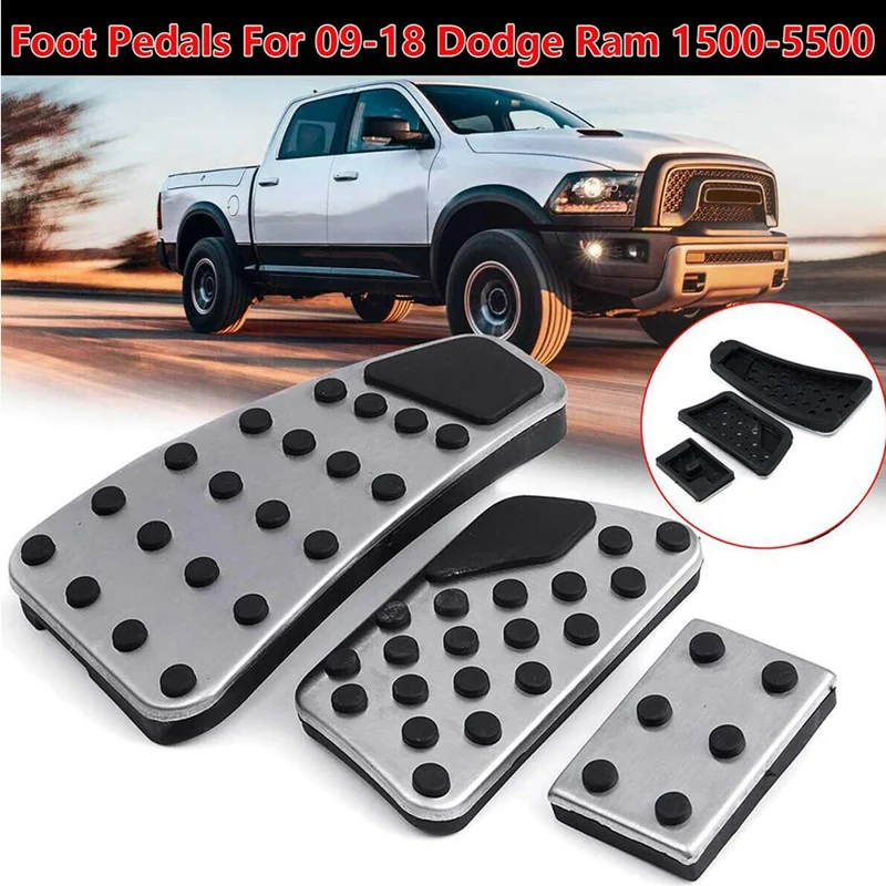 Акселератор педаль газа тормоза крышка колодки комплект для Dodge Ram 2011-2019 1500 2500 3500