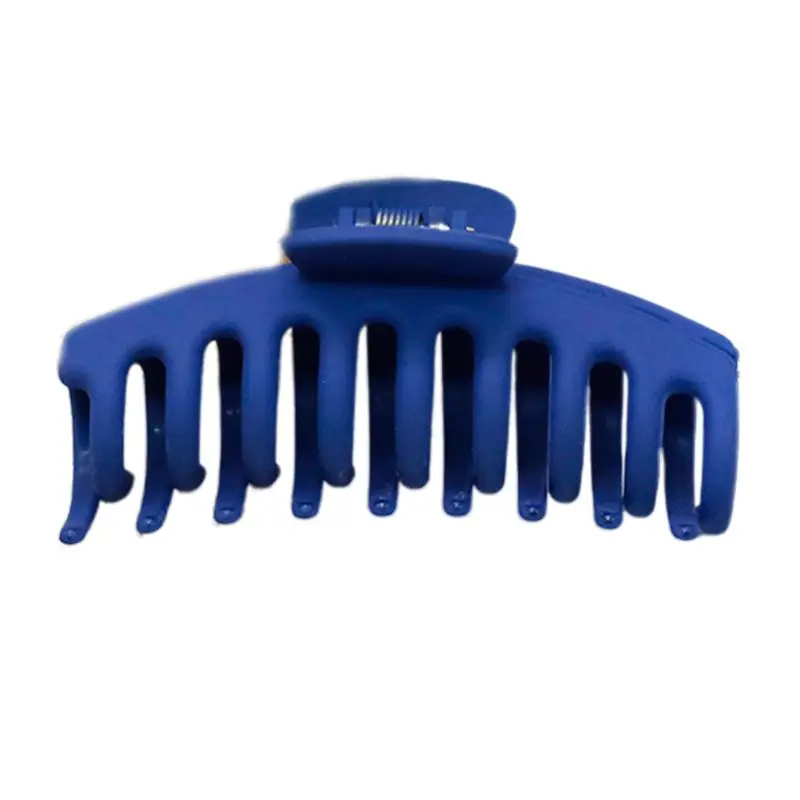 Women Candy Color Large Hair Claw Matte Frosted Banana Clip Ponytail Clamp Non Slip Teeth Makeup 1 Women Candy Color Large Hair Claw Matte Frosted Banana Clip Ponytail Clamp Non Slip Teeth Makeup 2