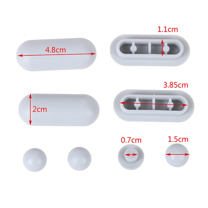 4pcs/set Self-adhesive Toilet Seat Sticker Gasket Set Of Four Home Garden Household Merchandises Bathroom Products
