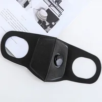 1/10pcs/Set Anti Dust Anti Air Pollution Mask Breath Valve Washable Reusable 3D Cover Face Earloop Breathable Mouth Mask Filter 2