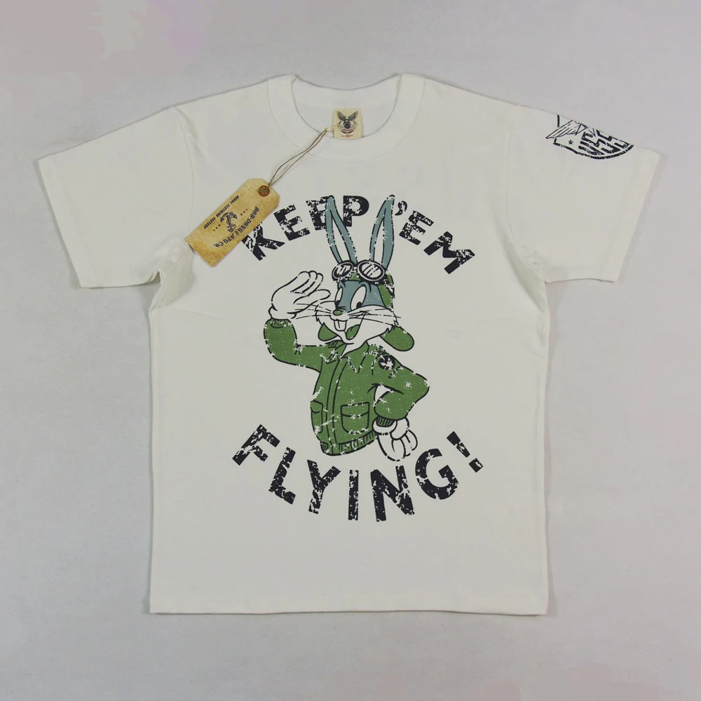BOB DONG Bunny Graphic Heavy Duty T 