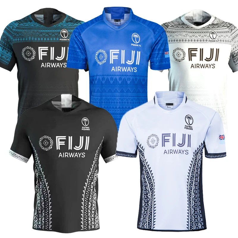 

OKKDEY 2020 FIJI 7'S Home/Away RUGBY JERSEY RugbyShorts Sport Shirt S-5XL