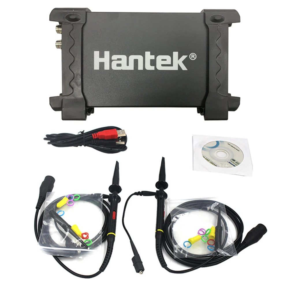 

HANTEK6022BE Digital Storage Two-channel PC Based Virtual 20 MHz Bandwidth Car Repair USB Oscilloscope