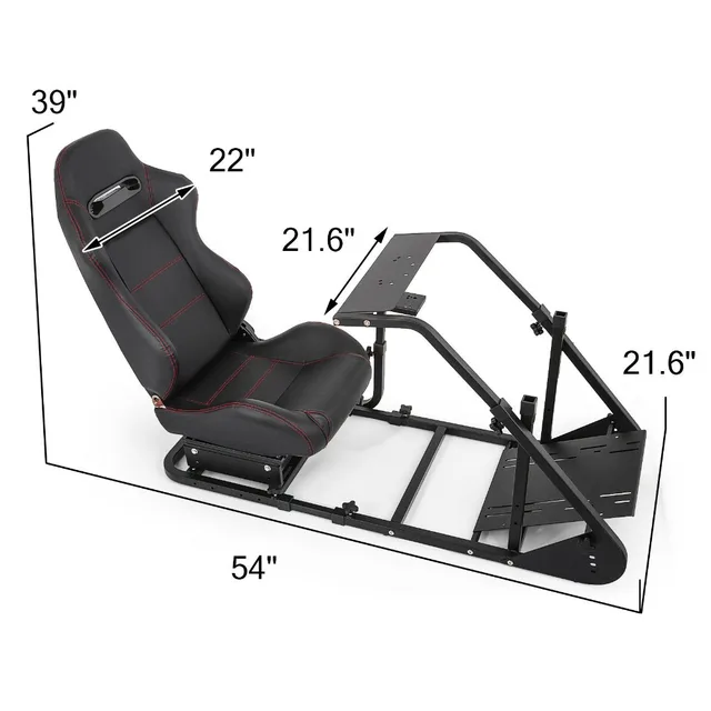 Aluminum Gaming Driving Rig Racing Sim Simulator Cockpit For PS4 PS5 Xbox  PC G25 G27 G29 G920 Car GTR Simracing Seat - China Racing Steering Wheel  Stand and Driving Simulator price