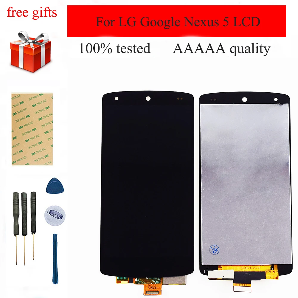 Для LG Google Nexus 5 сенсорный ЖК-экран для D820 D821 ЖК-дисплей модуль экран дигитайзер