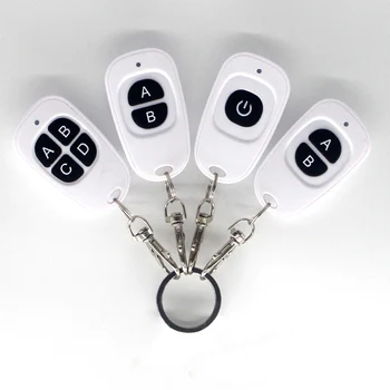 

1/2/3/4 Key 433MHz RF Remote Control Wireless EV1527 Buttons Learning Model Transmitter Smart Home Alarm Smart Light Switch