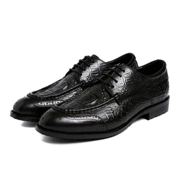 

Men Formal Shoes Business Formal Wear Leather Shoes Men Leather Shoes Zapatos Oxfords Chaussure Homme Lace-up De Hombre Leather