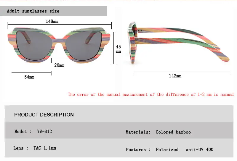 Высококачественные модные женские поляризованные солнцезащитные очки с кошачьими глазами для женщин цветные деревянные солнцезащитные