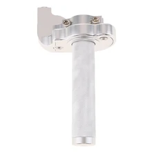 22 мм руль мотокросса быстрая дроссельная заслонка Поворотная трубка управления для Honda серебро