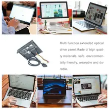 USB3.1/type C интерфейс+ двойной USB3.0+ TF/SD кард-ридер 3,5 оптический мягкий привод панель расширения диски крепление жесткого диска