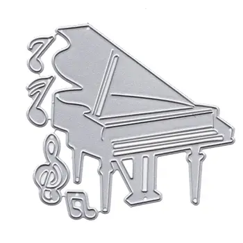 

Piano Metal Cutting Dies Stencil Scrapbooking DIY Album Stamp Paper Card Emboss