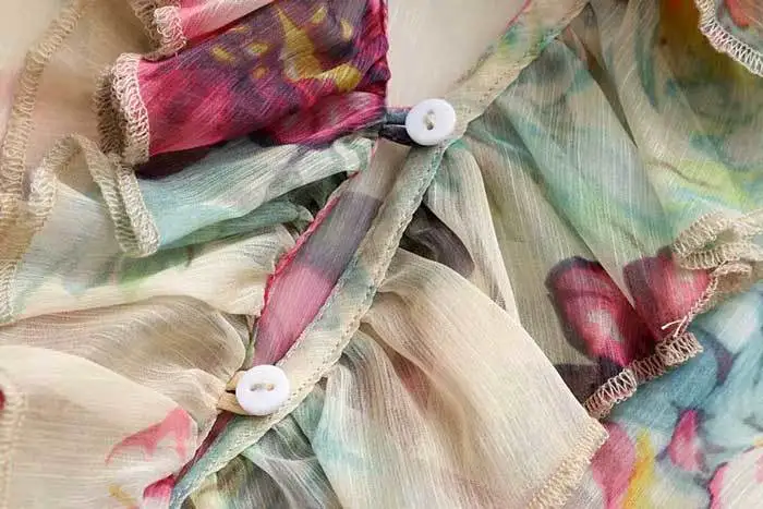 2019 летние женские Boho шифоновая блуза с рукавами-клеш комбинезон с v-образным вырезом Tassle пояса гофрированная Роба пляжные комбинезон с