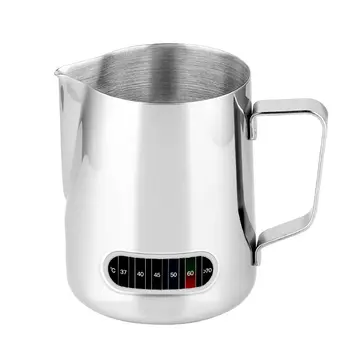 

Stainless Steel Milk Jug Frothing Coffee Latte Pitcher Milk Cream Coffee Cup Latte Cappuccino Frothing Kitchen Accessories