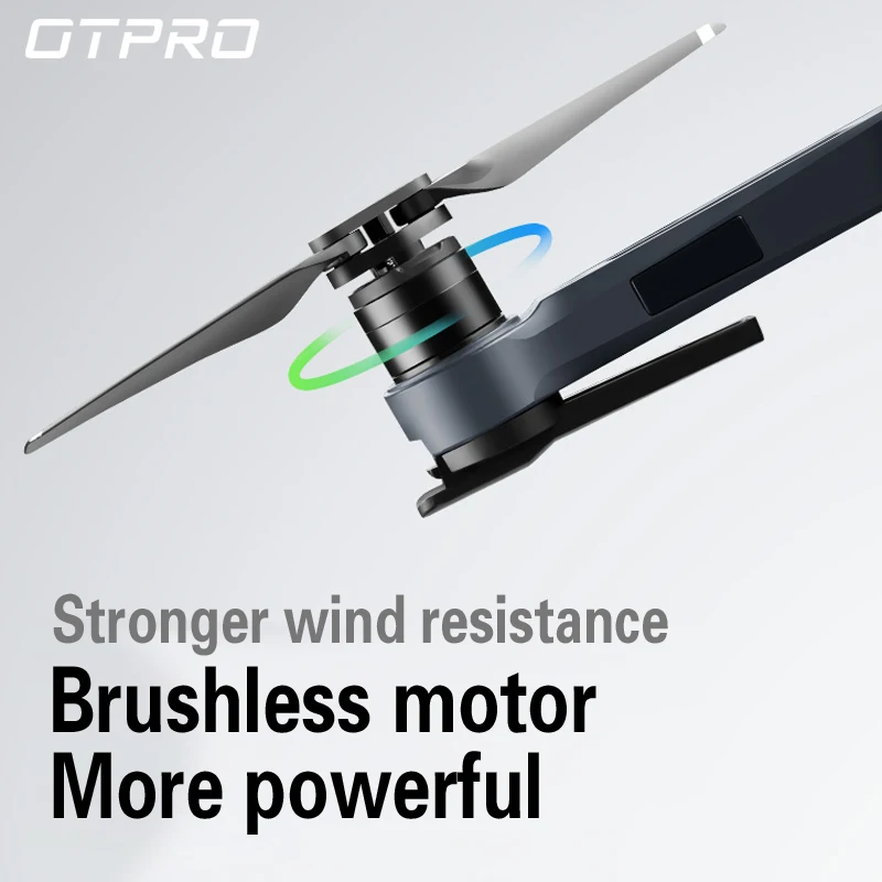 Складной мини Дрон OTPRO Радиоуправляемый квадрокоптер с камерой 4K UHD 1080P GPS 5 8G 1 км RTF