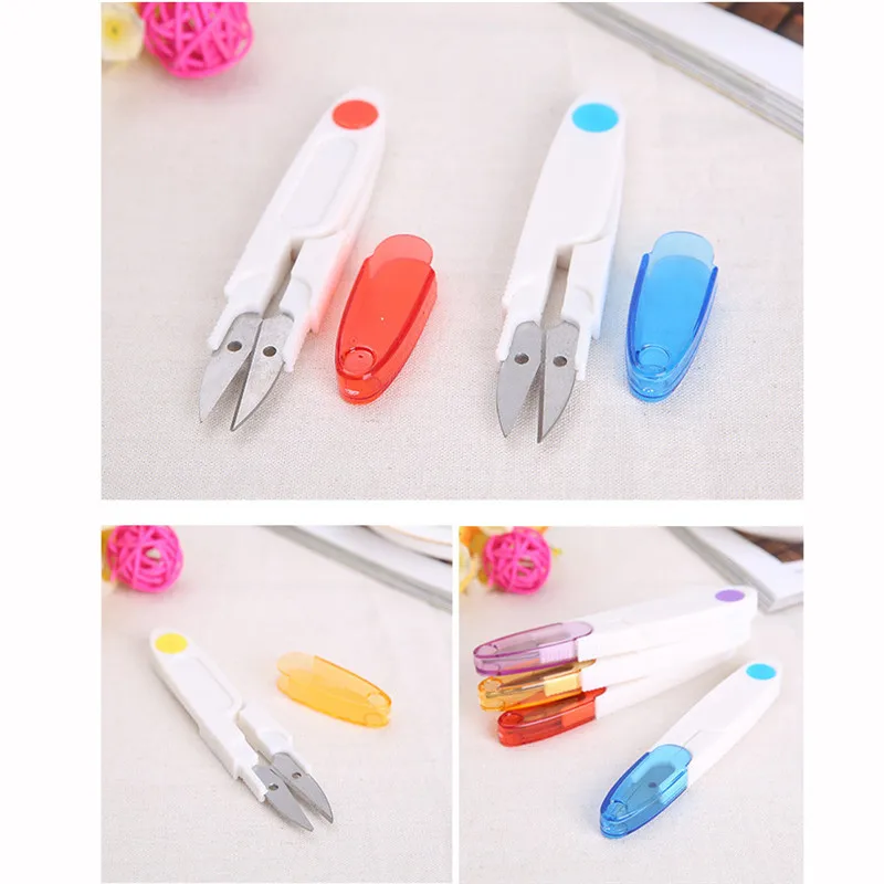 

New Home Mini Cross-stitch Embroidery Clipper Snip Thread Cutter Scissor+Safe Cover Shears Scissors 2019 Sale #B5