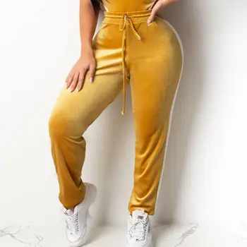 

Casual Hot Women's Sports Running Workout Pants Ladies Fashion New Fitness Stretch Long Trousers