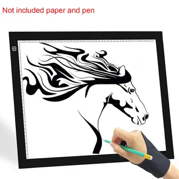 

A3 Artists Led Adjustable Brightness Sketching Pad Tracing Table Drawing Board Ultra Thin Copy Art Stencil Light Box