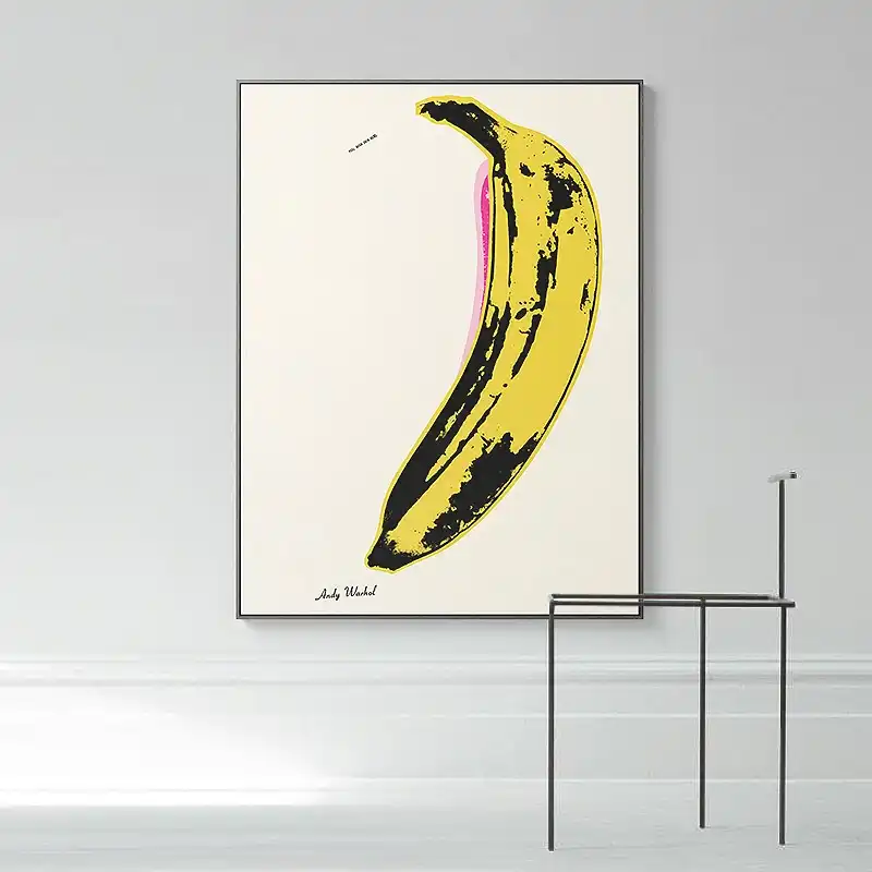 アンディウォーホル バナナ ポップアートの装飾絵画のキャンバスの絵画ポスターやプリント壁の写真リビングルームのインテリア 絵画 書道 Aliexpress