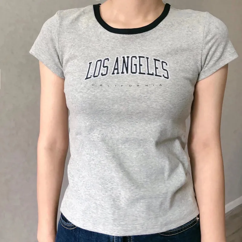 

Футболка женская с круглым вырезом, из мягкого хлопка