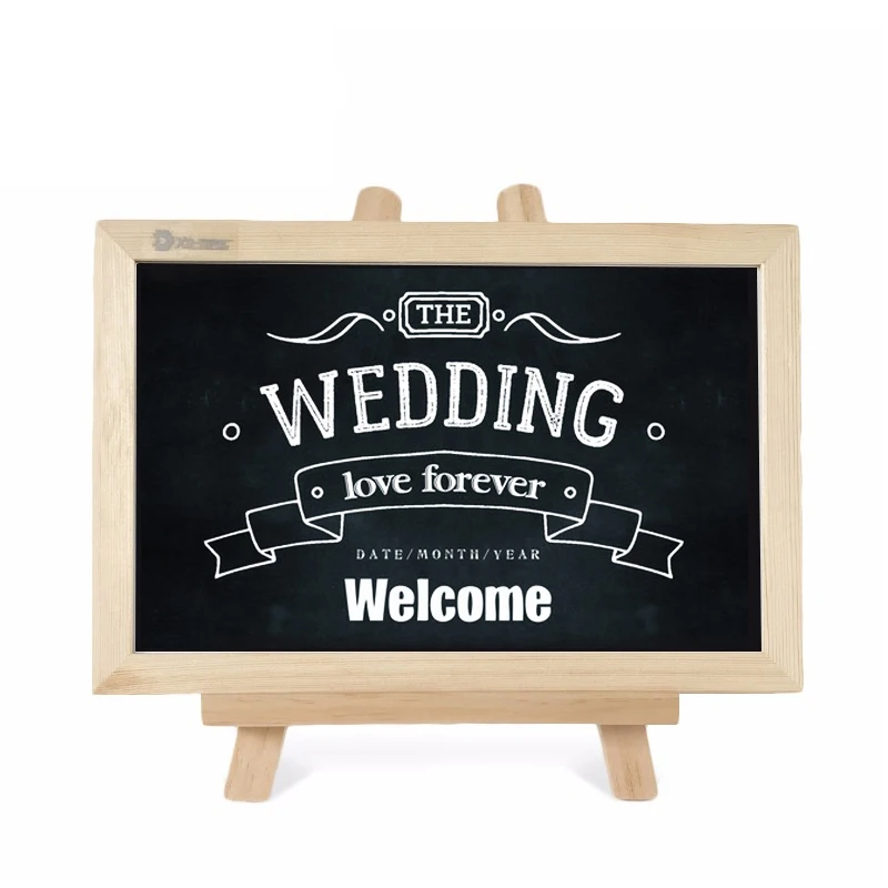 

Black Message Board Learning Blackboard Modern Style Message Board Double-sided Mini Children Writing Board Home Decoration