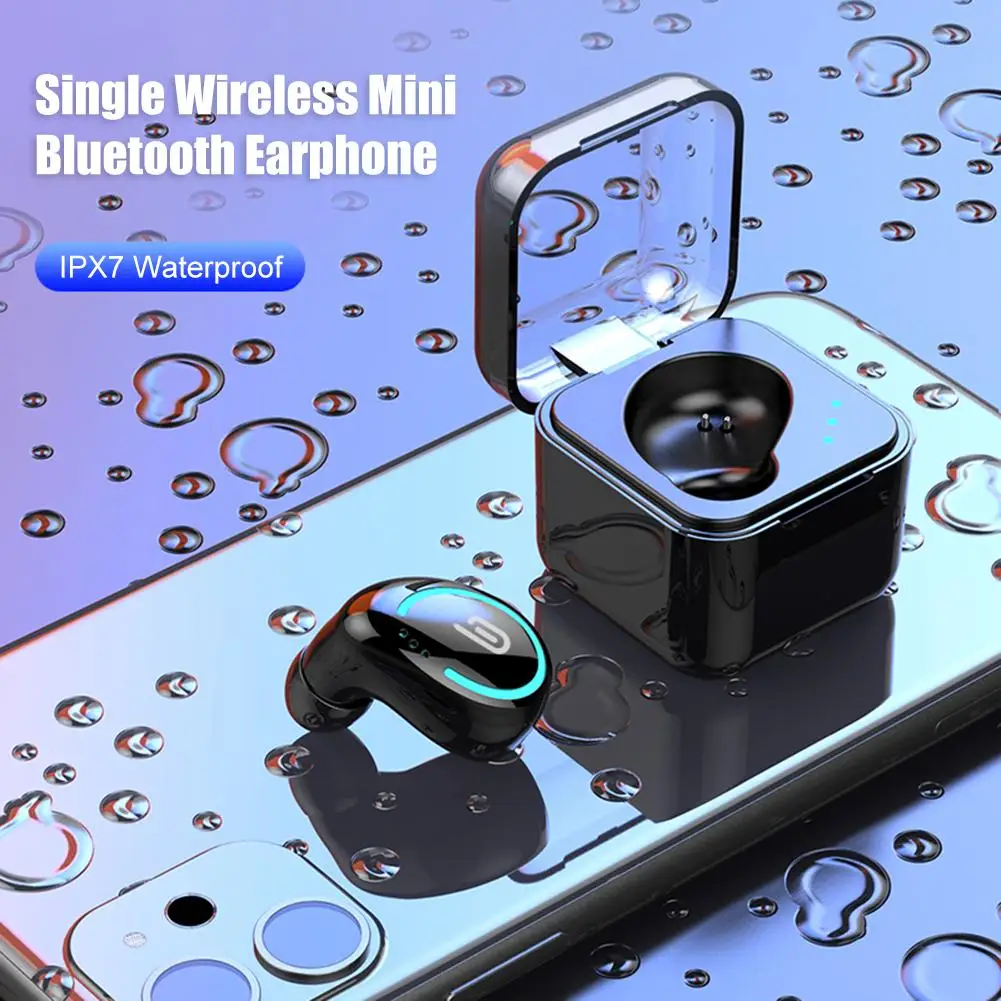 Mini Waterproof Wireless Bluetooth 5.0 Earphones Sports Earbuds Headphone Handsfree Headset with Battery Charging Box | Электроника