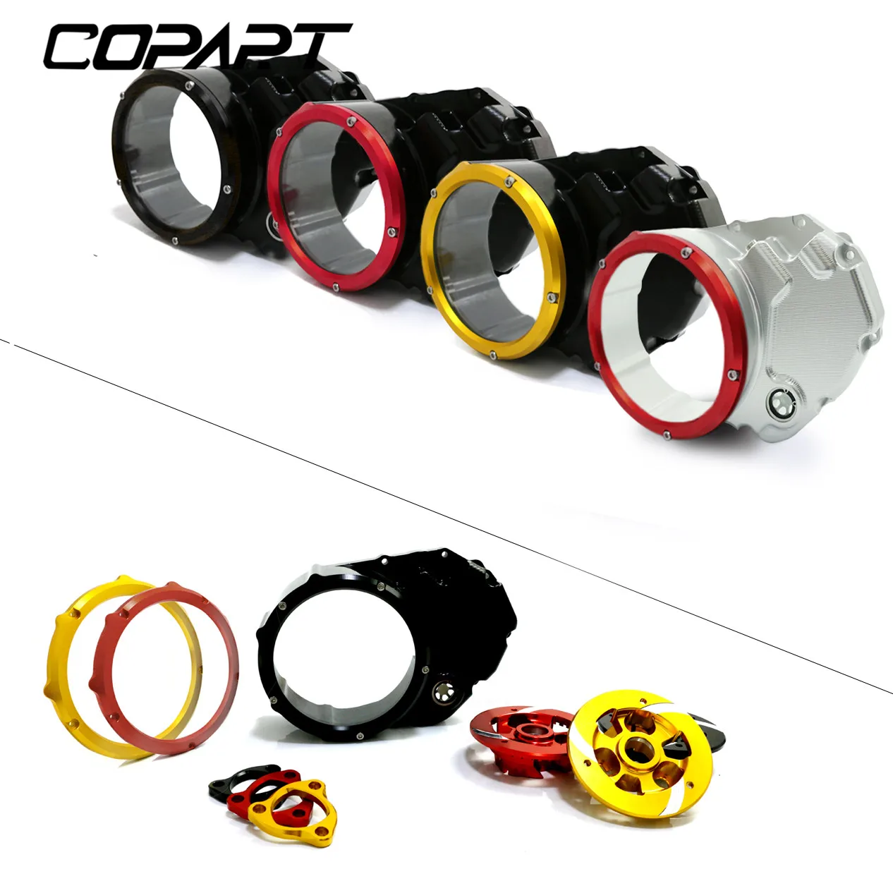 

Motorcycle Engine Parts Racing Clear Clutch Cover Spring Retainer Pressure Plate For Ducati Xdiavel X Diavel All Year