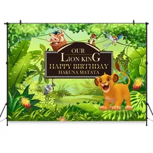 *#Best Price Jungle Safari Party Lion King Simba Backdrop Boys Birthday Party Photo Backgrounds Customized Decorations for Photo Studio *#Best Price Jungle Safari Party Lion King Simba Backdrop Boys Birthday Party Photo Backgrounds Customized Decorations for Photo Studio
