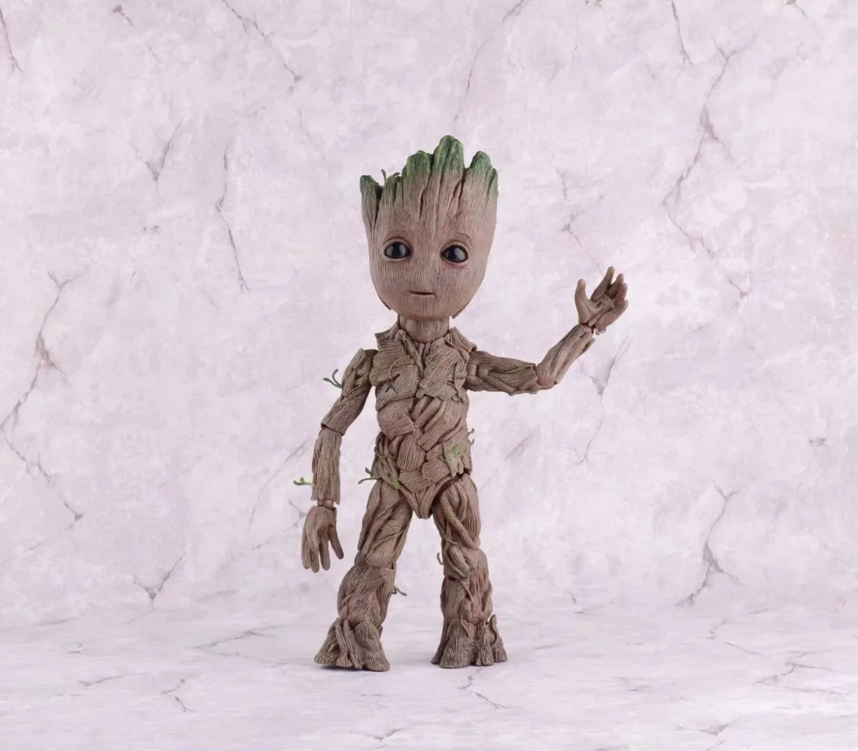 Marvel аниме Galaxy Guard Groot HT1: 1 маленькая модель дерева мобильный коробочный Гараж Комплект