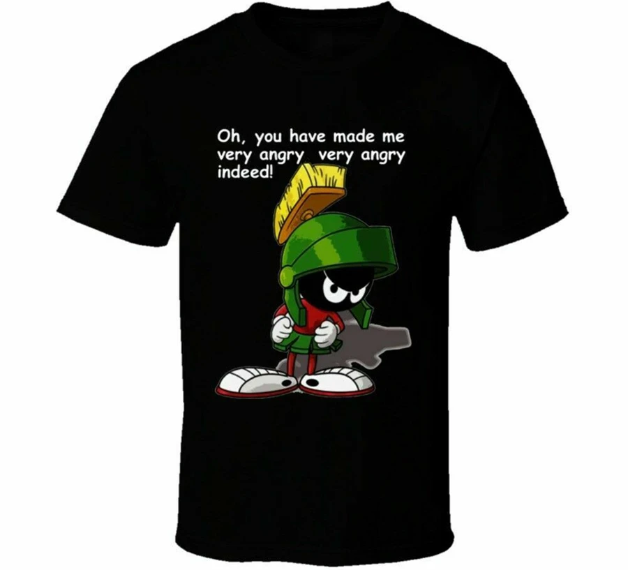 Футболка с рисунком Marvin The Martian Looney Toons размер S-3XL ограниченная серия спортивные