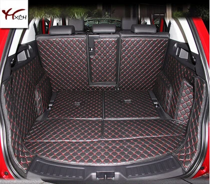 

non slip wholy surrounded no ordor Special car trunk mats for LandRoverDiscovery Sport 7seats waterproof boot carpets