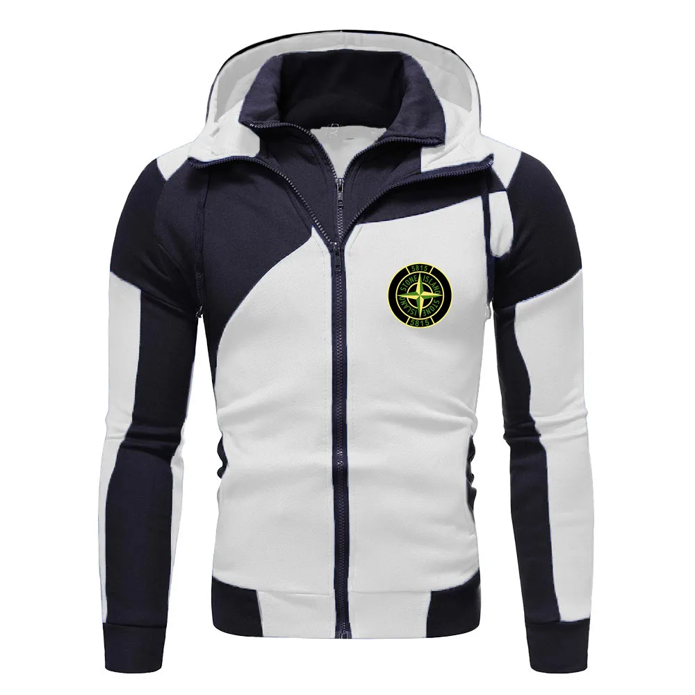 

Hoodie men's print sweatshirt autumn and winter new style men's hooded jacket fashion casual zipper hoodie men's shirt
