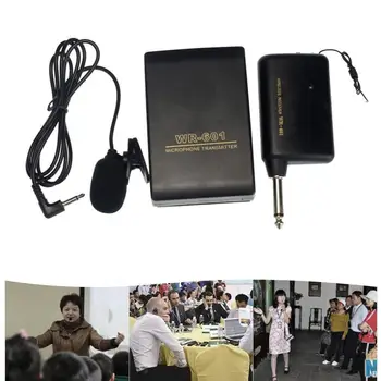 

Wireless Lavalier Lapel Microphone System with Bodypack Transmitter Mic Lapel For camera/phones Receiver Q3L8