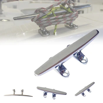 

Hot 5 Inch Durable Bolt Accessories Deck Mooring Yacht Open Practical Boat Base Cleat Sailing Marine Hardware Stainless Steel Do