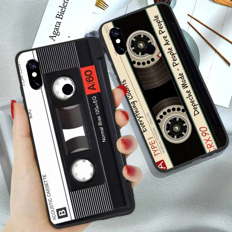 

Classical Cassette Tape retro Phone Case For Xiaomi Redmi 4x 5 plus 6A 7 7A 8 10 mi8 8lite 9 note 4 5 6 7 8 pro